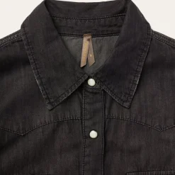 Stetson Embroidered Denim Shirt Black Best