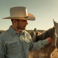 Stetson Evilla De Oro 1000X Straw Cowboy Hat Natural Hot