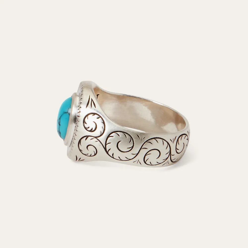 Stetson Filigree Ring with Turquoise Outlet