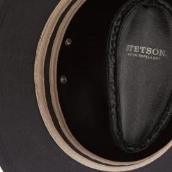 Stetson Gable All-Weather Safari Hat Black New
