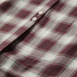 Stetson Gaucho Plaid Prairie Shirt Dress Wine Outlet