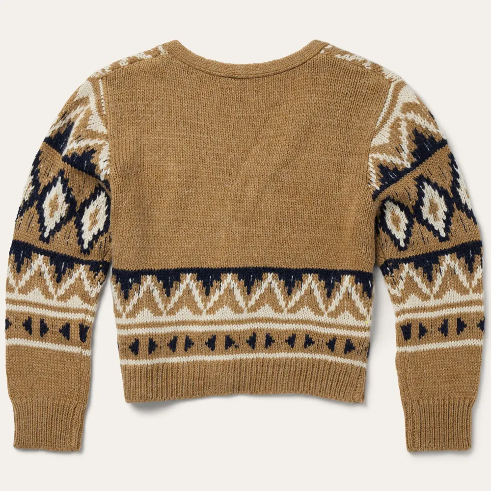 Stetson Gold Aztec Cardigan Yellow New