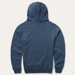 Stetson Great Outdoors Hooded Sweatshirt Blue Clearance