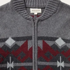 Stetson Aztec Cardigan Grey New