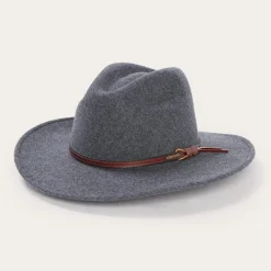 Stetson Grey Bull Outdoor Hat Grey Mix Discount