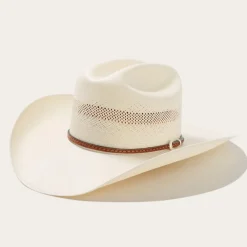 Stetson Griffin 100X Straw Cowboy Hat Natural Clearance