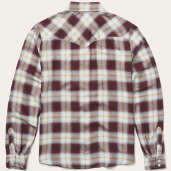 Stetson Harvest Plaid Blouse Brown Outlet
