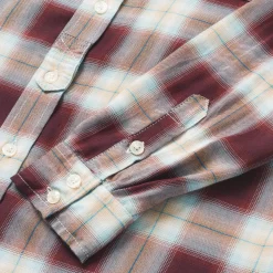 Stetson Harvest Plaid Blouse Brown Outlet