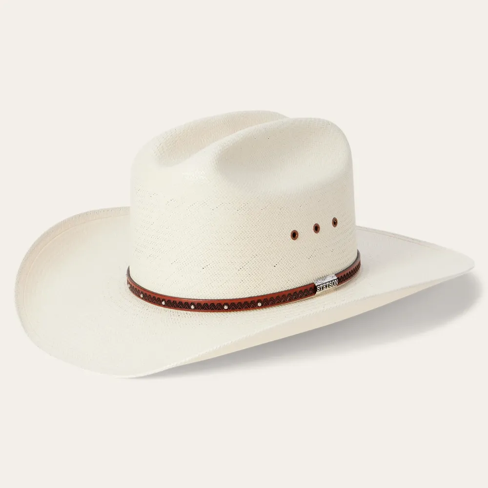 Stetson Haywood 10X Straw Cowboy Hat Natural Best