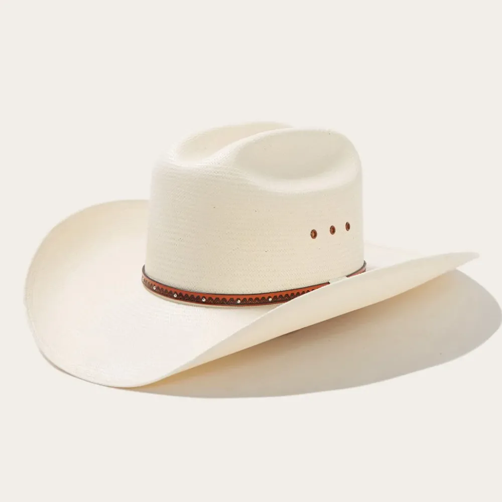 Stetson Haywood 10X Straw Cowboy Hat Natural