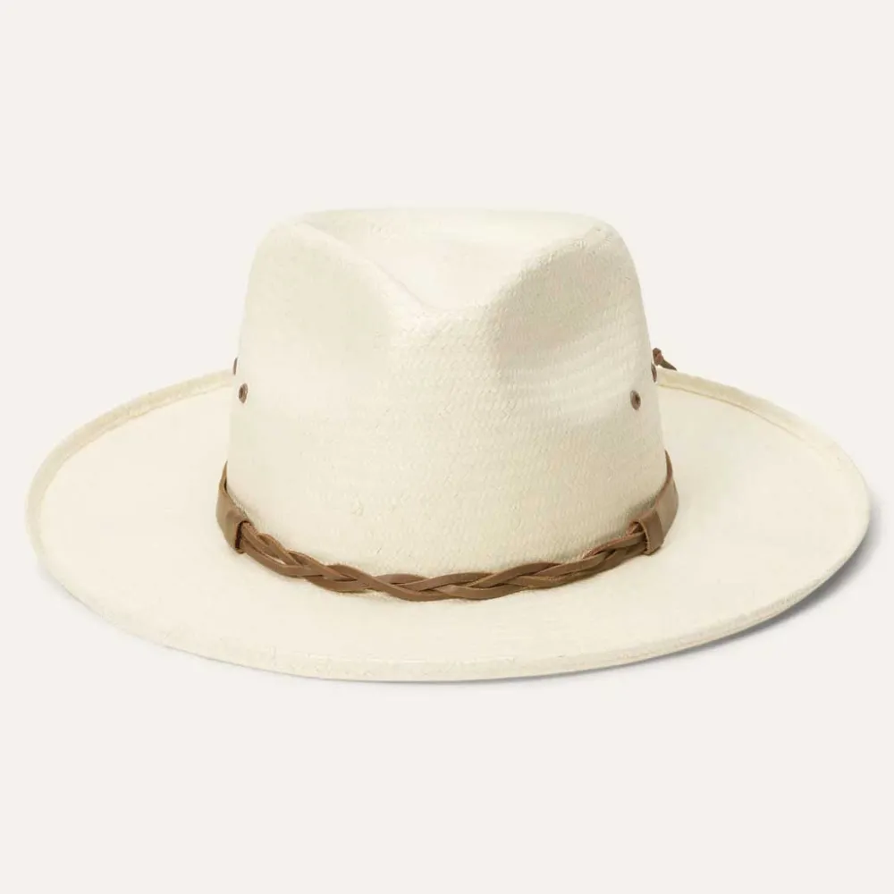 Stetson Helena Straw Fedora Natural Sale