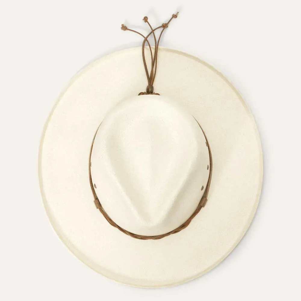 Stetson Helena Straw Fedora Natural New