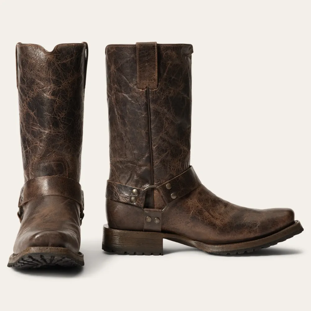 Stetson Heritage Harness Boots Brown Clearance