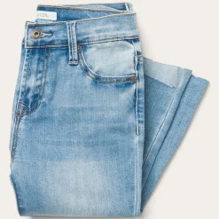 Stetson High Waist Flare Crop Jean Blue Sale