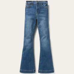 Stetson High Waist Flare Jean Blue Clearance