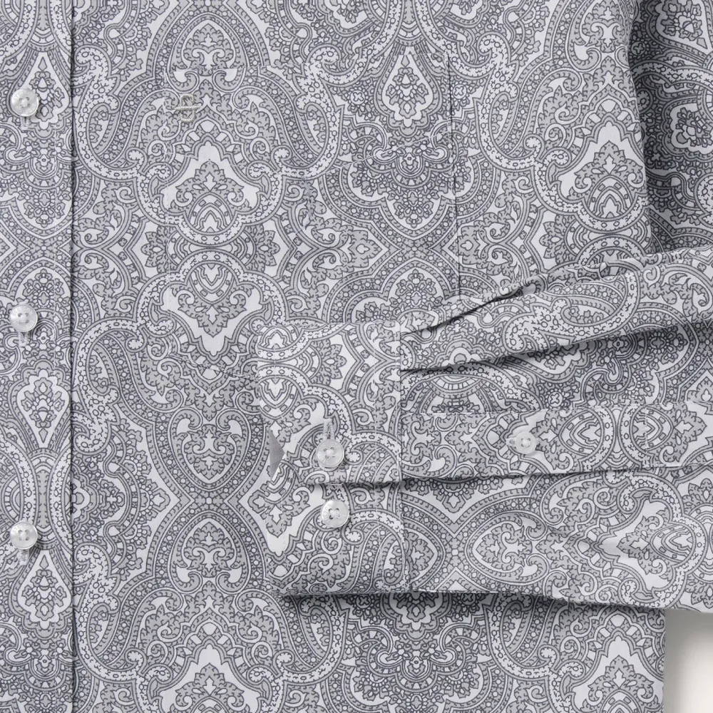 Stetson Highland Paisley Button-Front Shirt Grey Best
