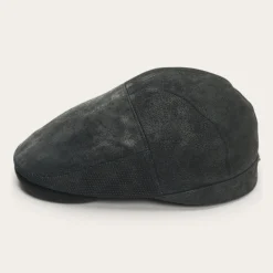 Stetson Hood Weathered Leather Ivy Cap Black Clearance