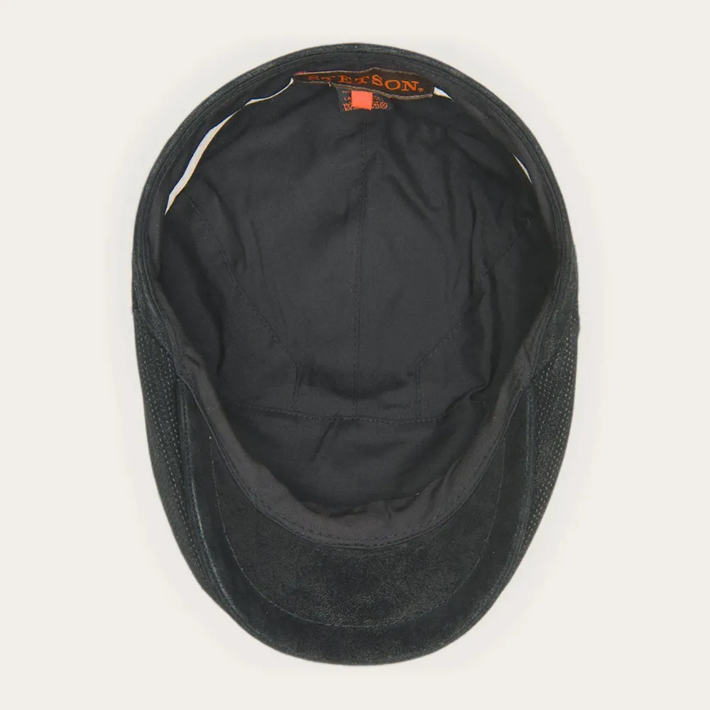 Stetson Hood Weathered Leather Ivy Cap Black Sale