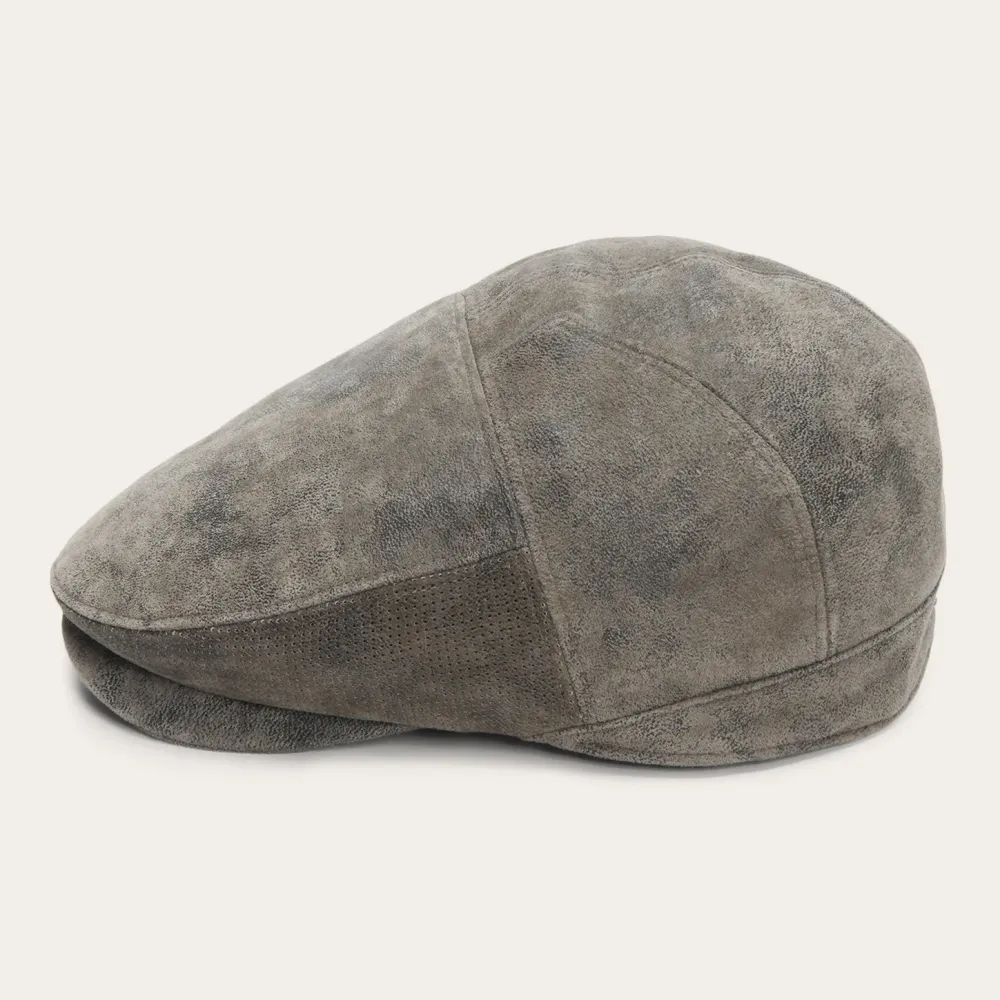 Stetson Hood Weathered Leather Ivy Cap Chocolate New