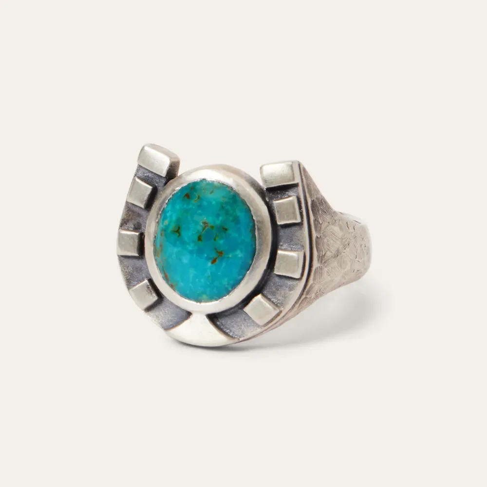 Stetson Horseshoe Ring with Turquoise Outlet
