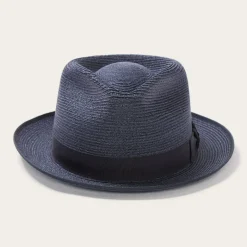 Stetson Inwood Hemp Fedora Navy New