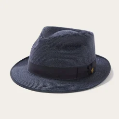 Stetson Inwood Hemp Fedora Navy New