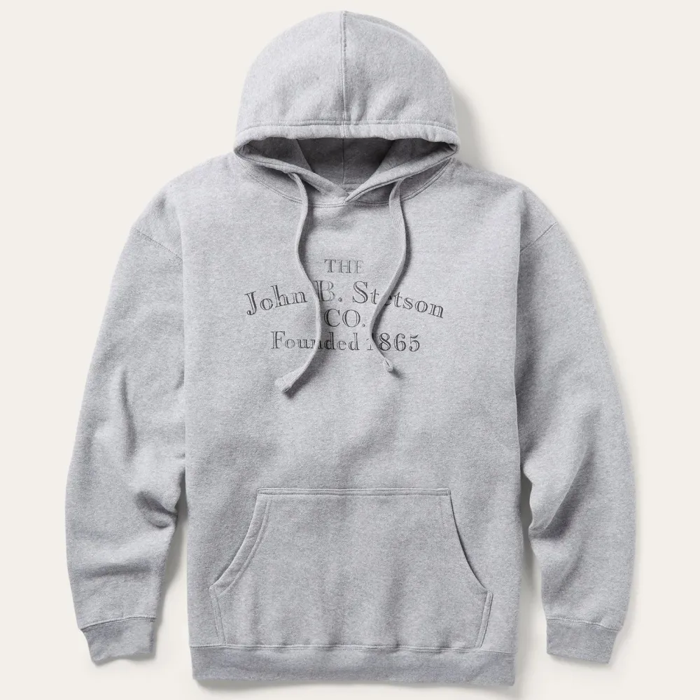 Stetson John B. Co. Hooded Sweatshirt Grey Outlet