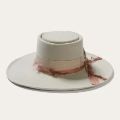 Stetson Kings Row Firm Felt Hat Silver Grey Outlet