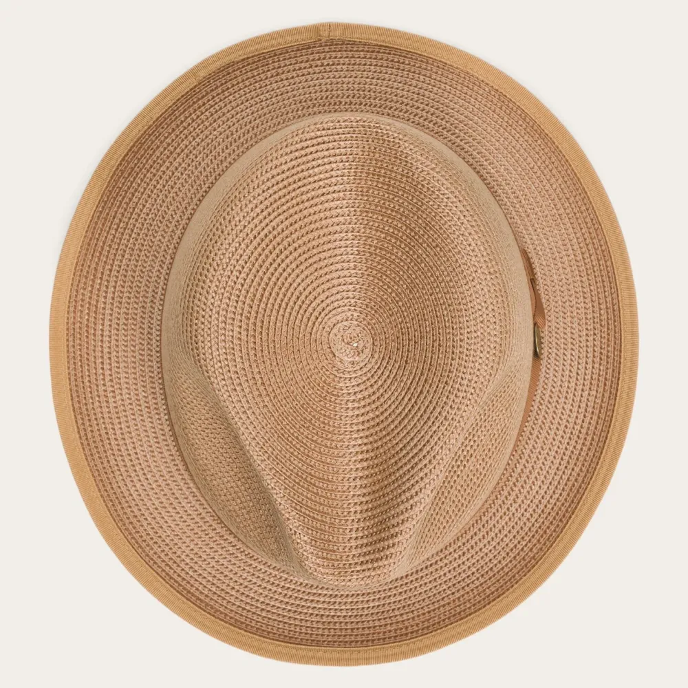 Stetson Latte Milan Fedora Cognac Discount