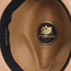 Stetson Latte Milan Fedora Cognac Discount