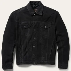 Stetson Leather Jean Jacket Black Discount