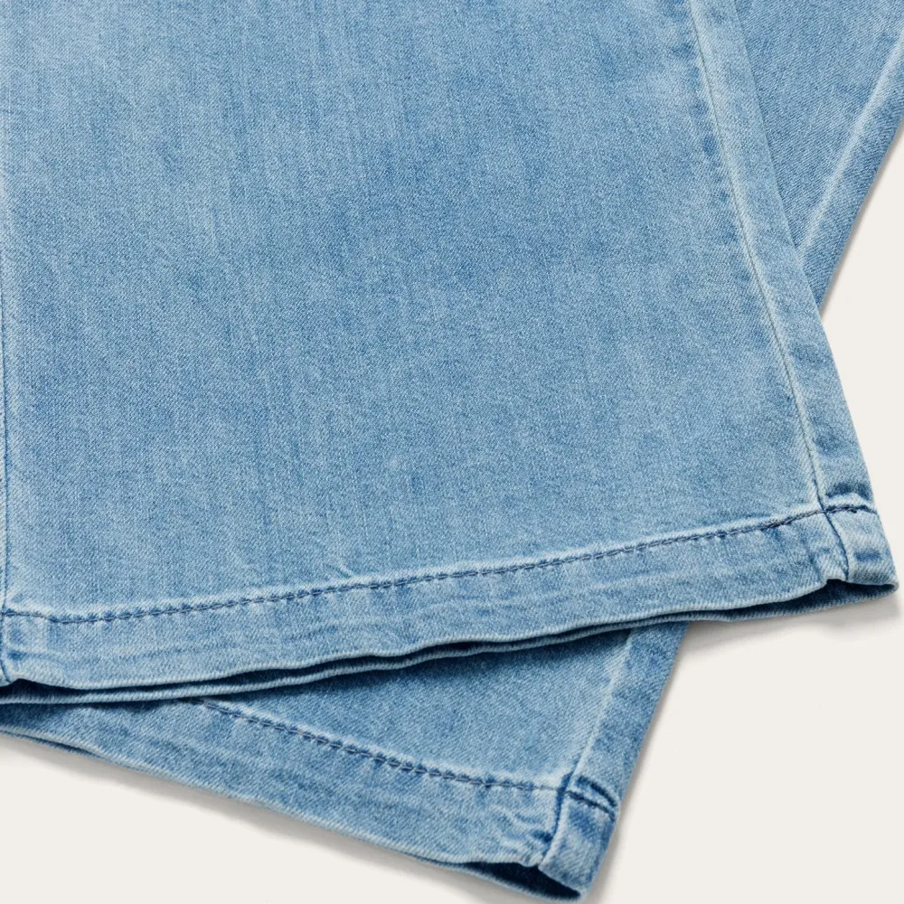 Stetson Lightweight Denim Jumper Blue Discount