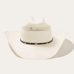 Stetson Lobo 10X Straw Cowboy Hat Natural New