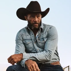 Stetson Long-Sleeved Denim Shirt Blue Best
