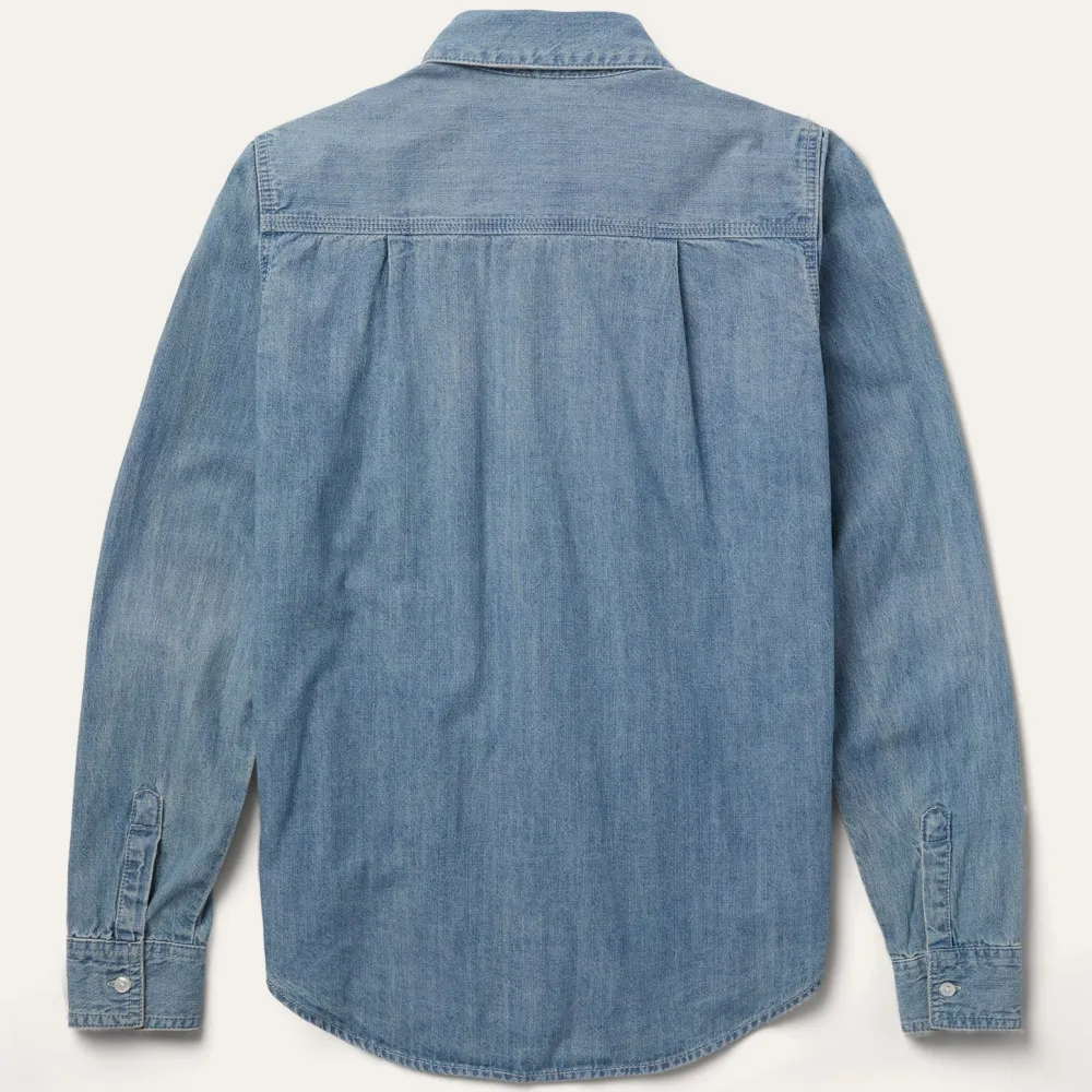 Stetson Long-Sleeved Denim Shirt Blue Online