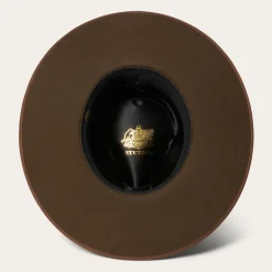 Stetson Midtown Wide Flat Brim Hat Oak Discount