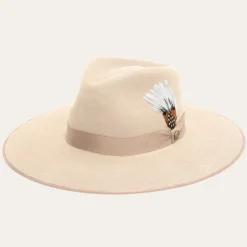 Stetson Midtown Wide Flat Brim Hat Black Discount
