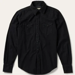 Stetson Modern Denim Western Shirt Black Best