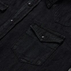 Stetson Modern Denim Western Shirt Black Best