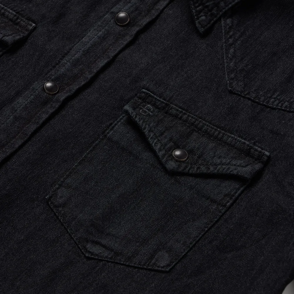 Stetson Modern Denim Western Shirt Black Best
