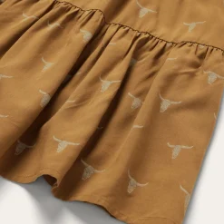 Stetson Mojave Longhorn Print Dress Brown Clearance