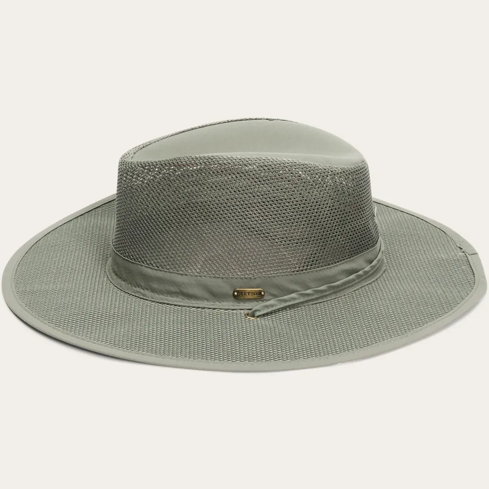 Stetson Montana 'No Fly Zone' Mesh Hat Willow New