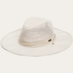 Stetson Montana 'No Fly Zone' Mesh Hat Khaki New