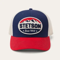 Stetson Americana Trucker Cap Navy Discount