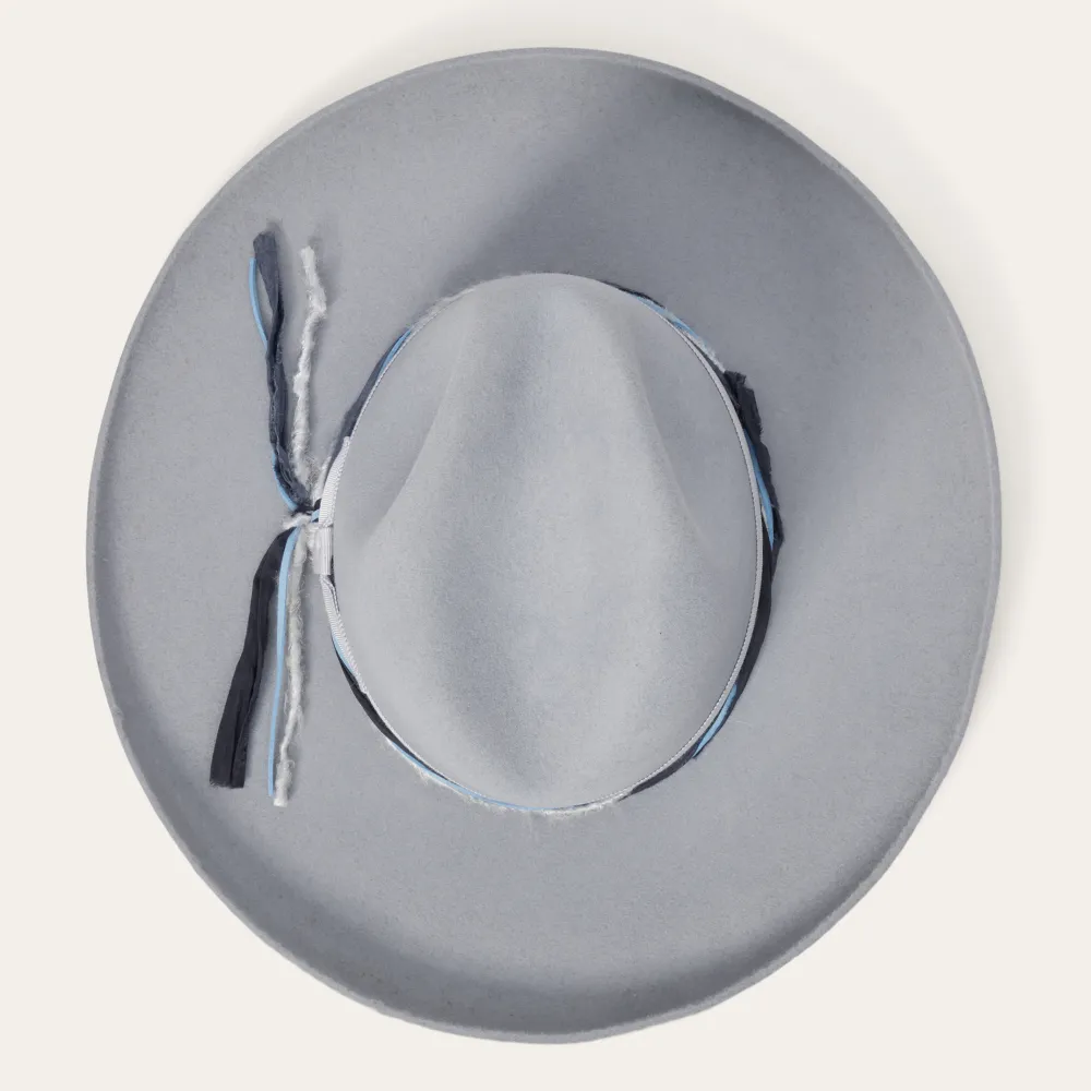 Stetson Oceanus Fedora Light Grey Clearance