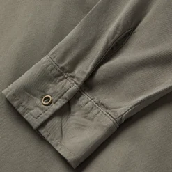 Stetson Olive Lyocell Twill Peasant Top Green Online