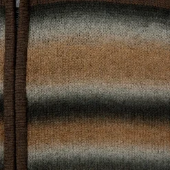 Stetson Ombre Border Stripe Cardigan Brown Online