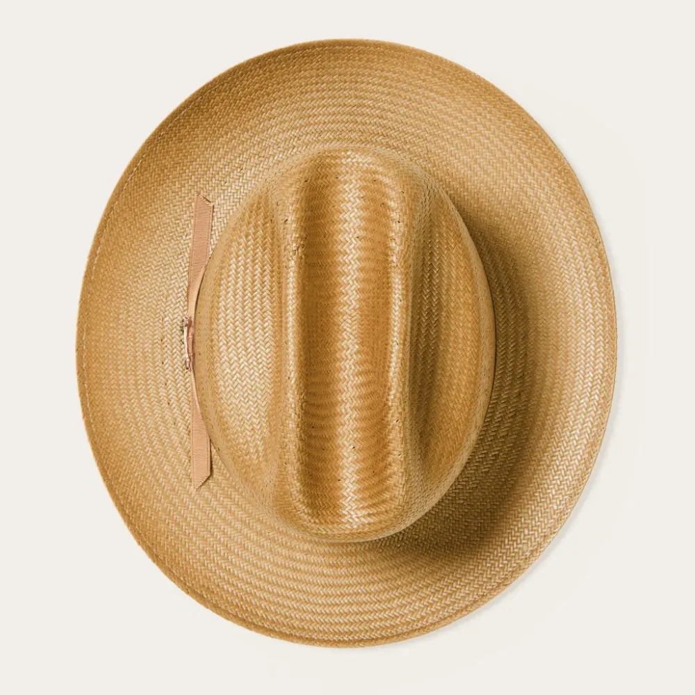 Stetson Open Road Vented Straw Cowboy Hat Cognac Hot