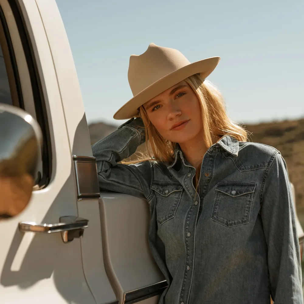 Stetson Open Road 6X Cowboy Hat Silverbelly Clearance