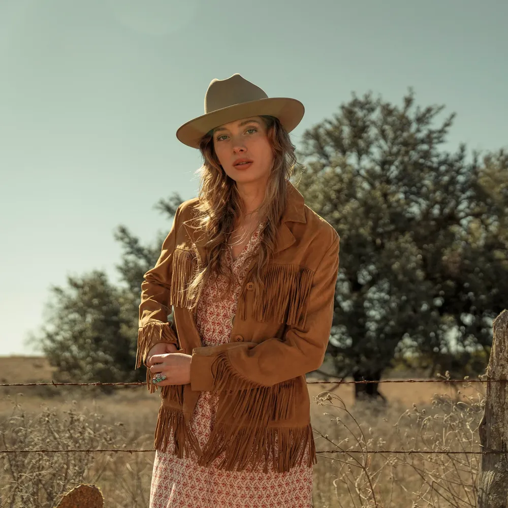 Stetson Open Road 6X Cowboy Hat Fawn Hot